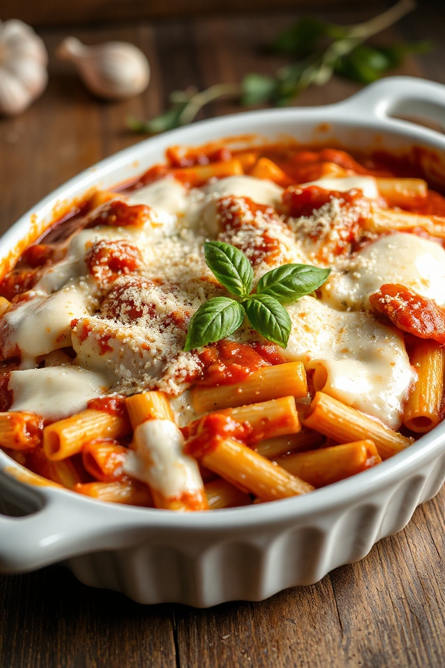 cheesy italian baked ziti