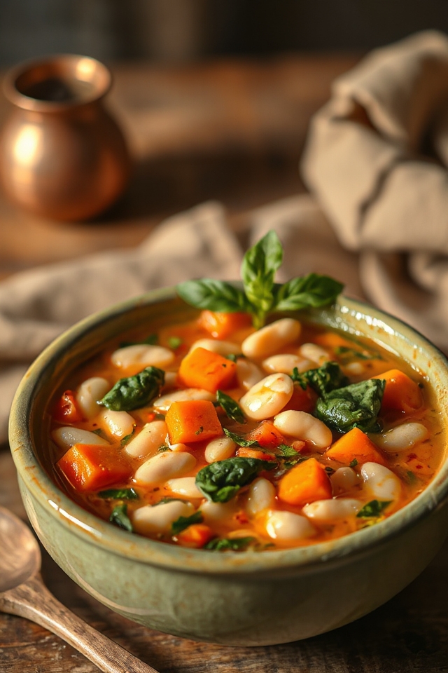 cozy italian bean soup