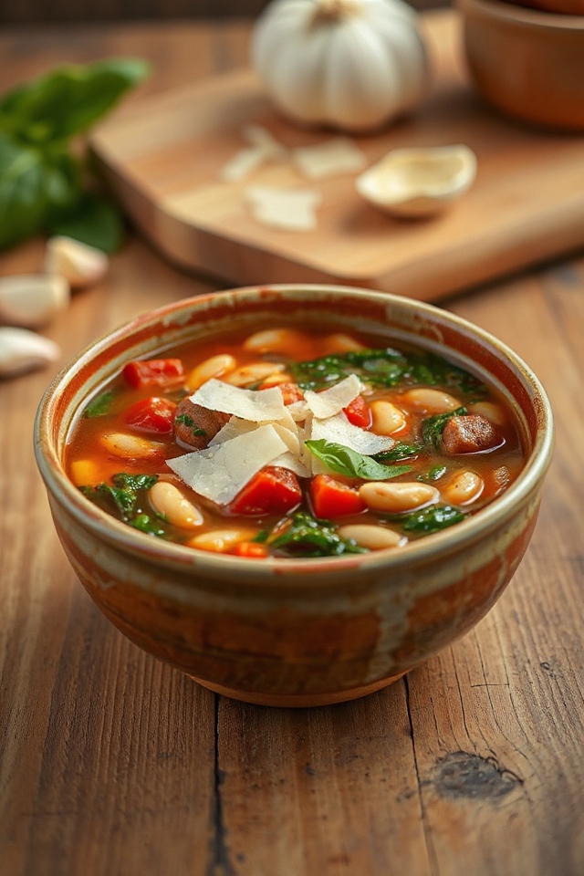 cozy italian sausage soup