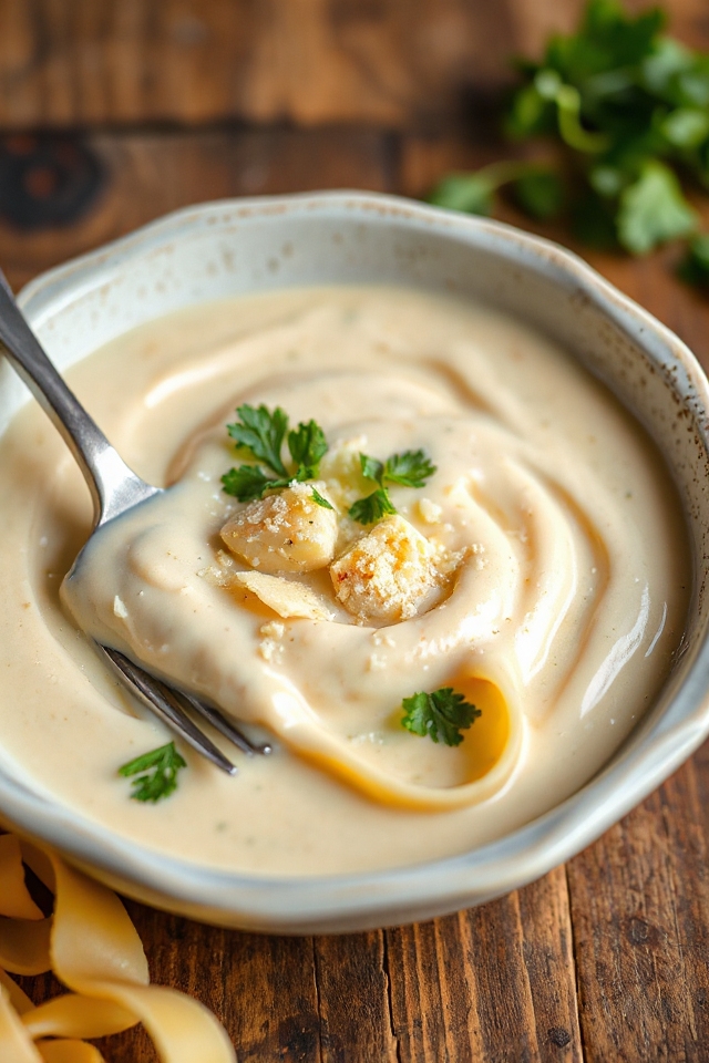 creamy italian alfredo sauce