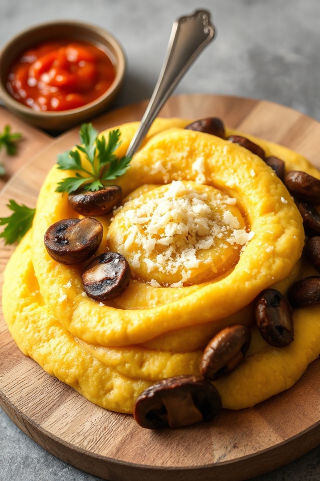 creamy italian cornmeal dish