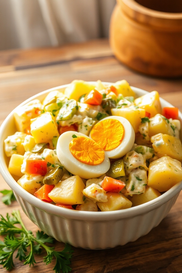creamy polish potato salad