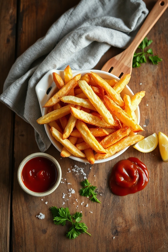 crispy homemade french fries