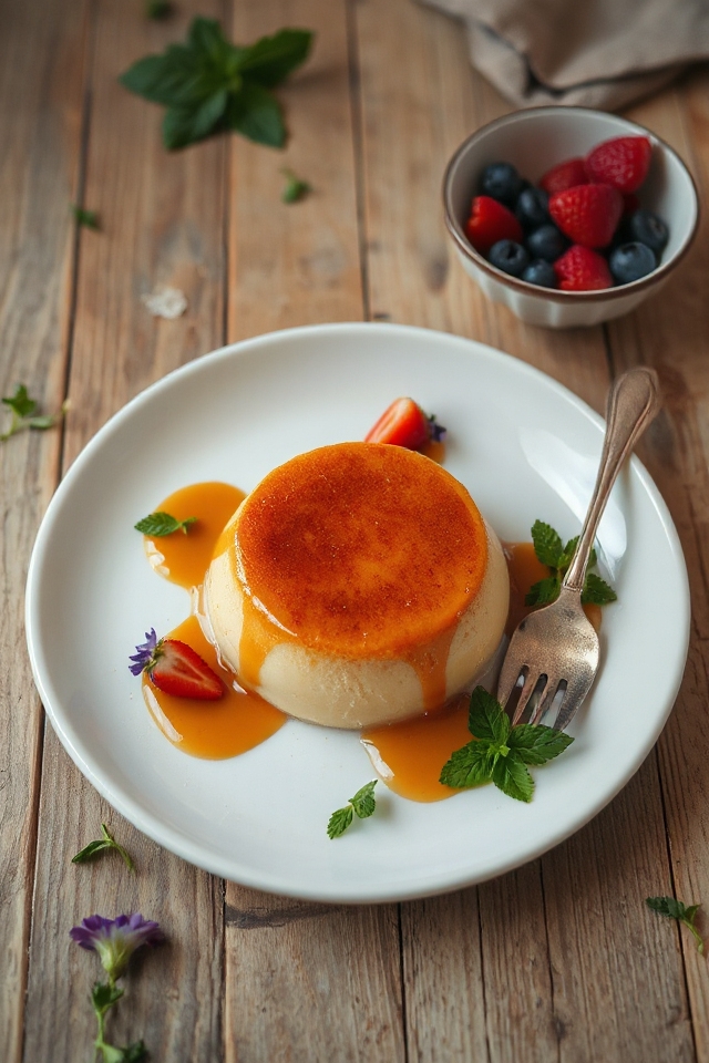 delicious creamy custard dessert