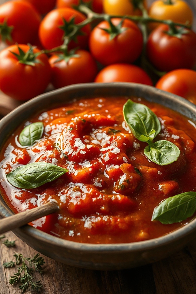 delicious homemade italian sauce