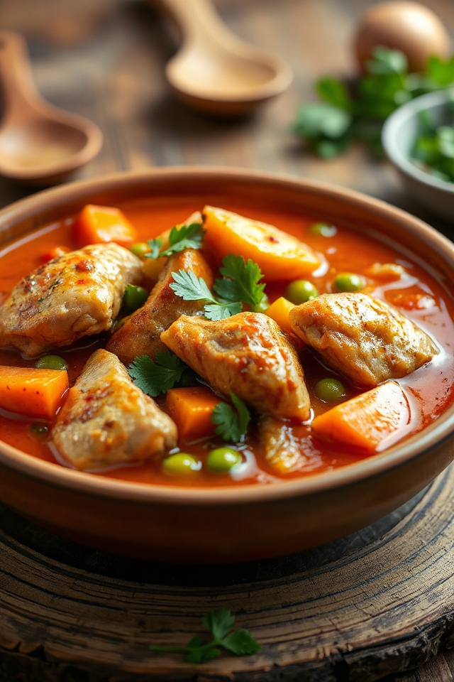 delicious spanish chicken stew