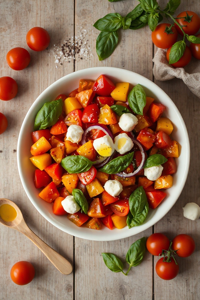 fresh italian tomato salad