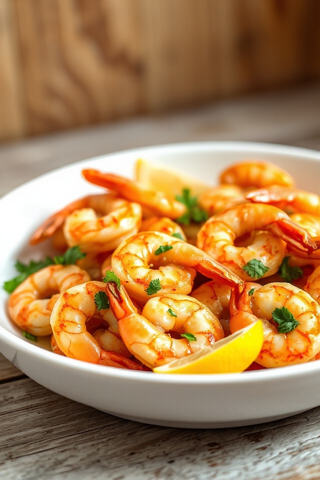 garlicky shrimp flavorful and quick