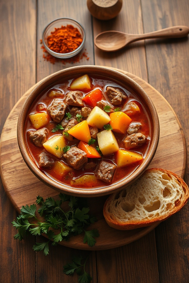 hearty hungarian beef stew
