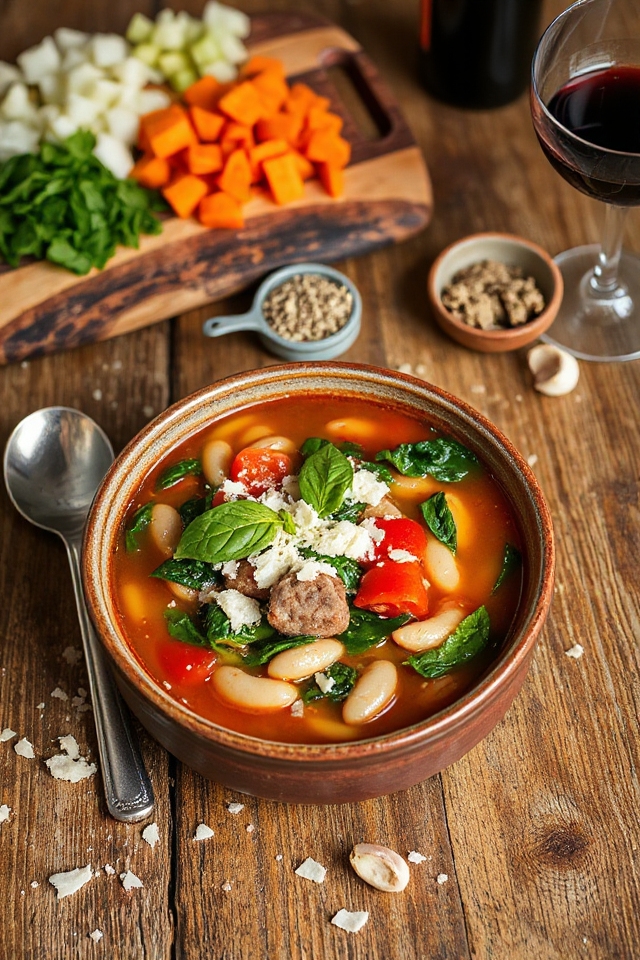 hearty italian sausage soup