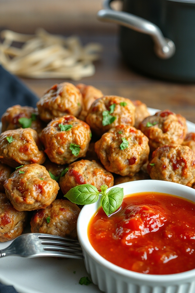 homemade italian sausage meatballs