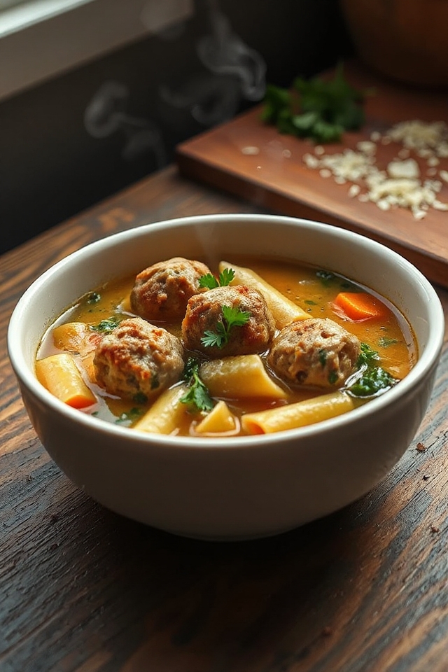 homemade italian wedding soup