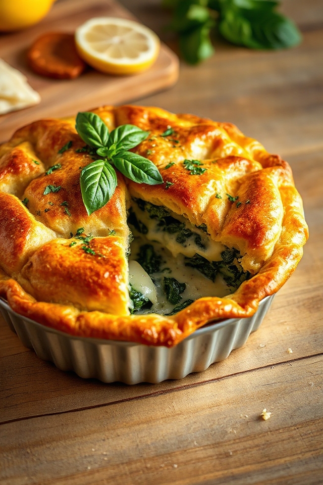 italian spinach pie recipe