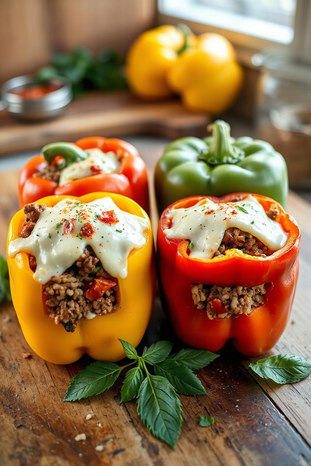italian stuffed peppers recipe