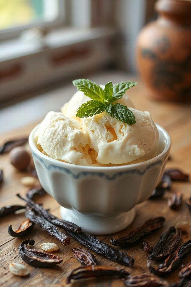make creamy vanilla ice cream