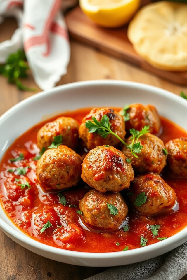 make flavorful spanish meatballs
