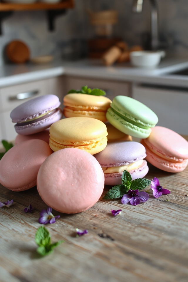 making delightful french macarons