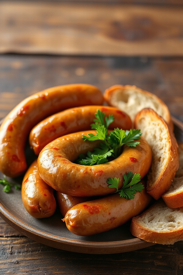 prepare and cook sausage