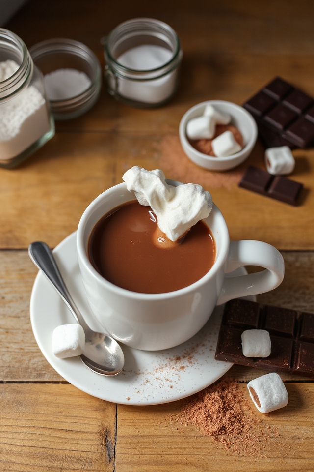 rich and creamy beverage
