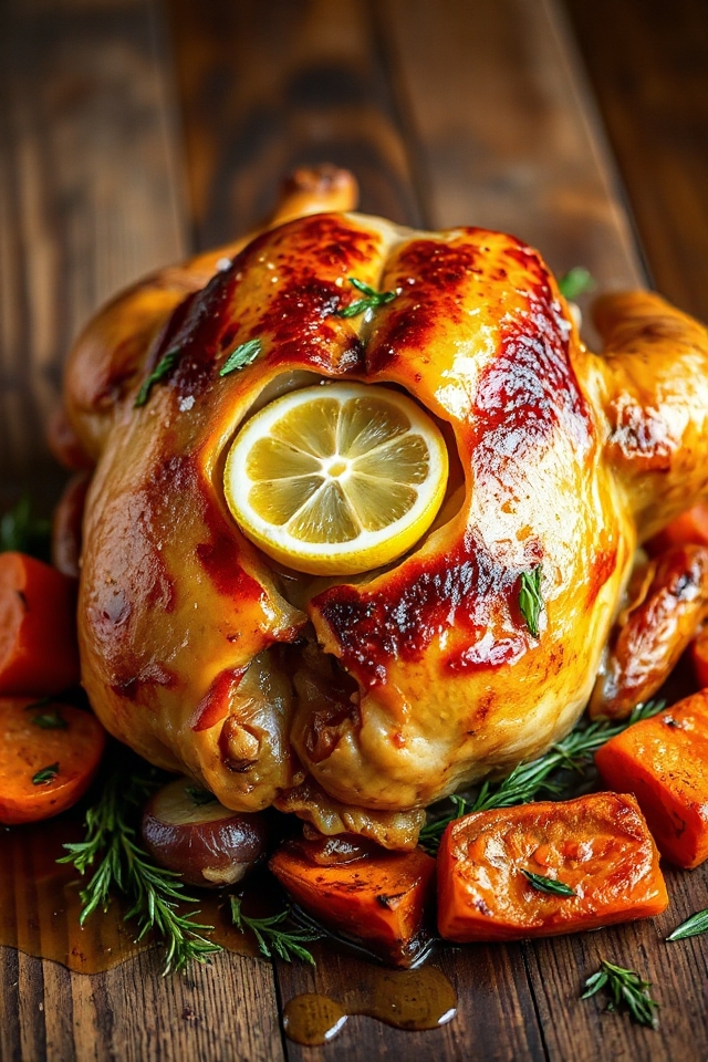 roast chicken with herbs
