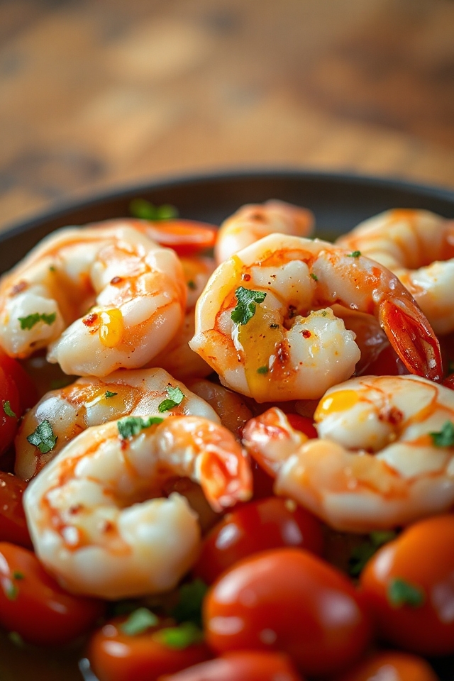 saut shrimp with garlic