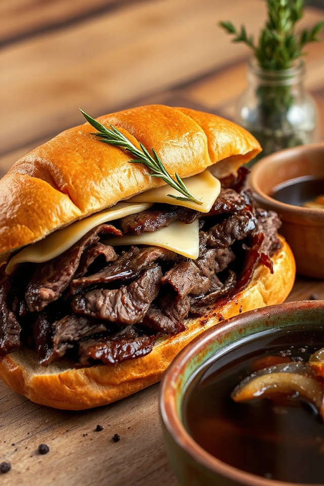 savory beef sandwich delight