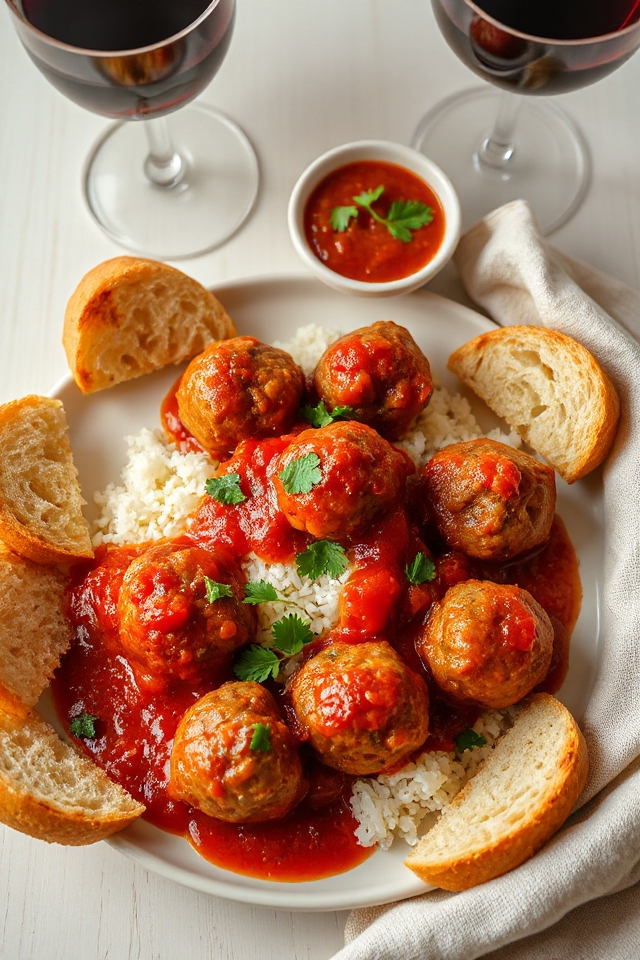 spanish meatballs cooking instructions