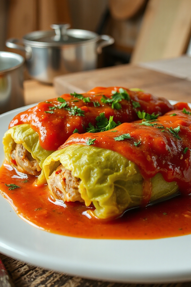 stuffed cabbage roll recipe